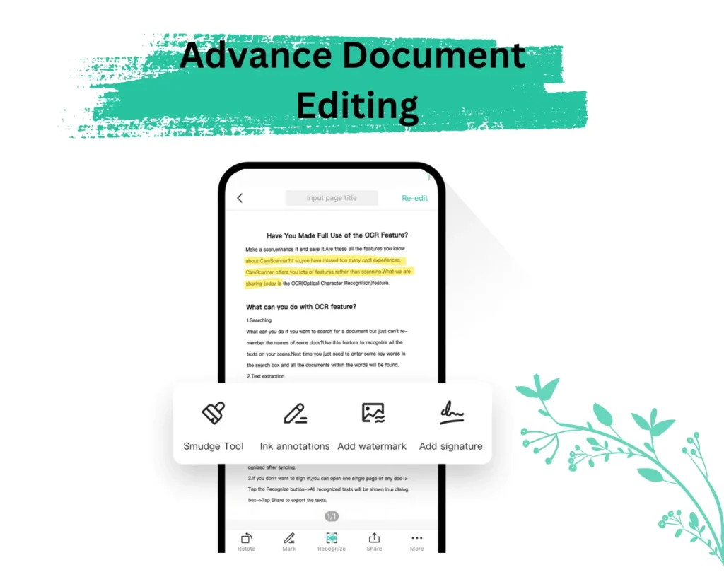 Advanced Document Editing
