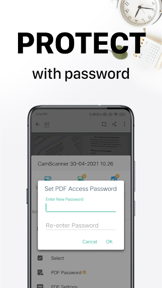 protect with password
